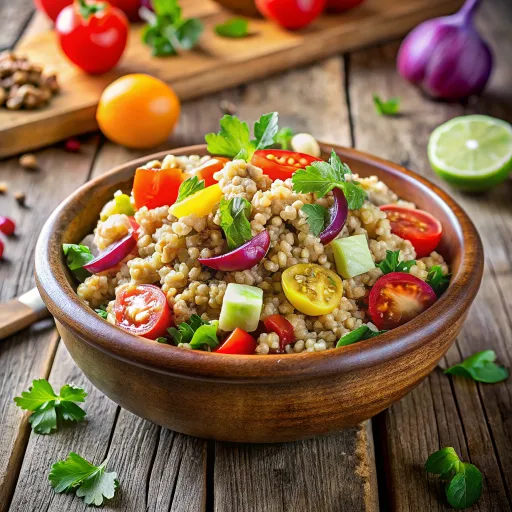 अखरोट क्विनोआ बाउल